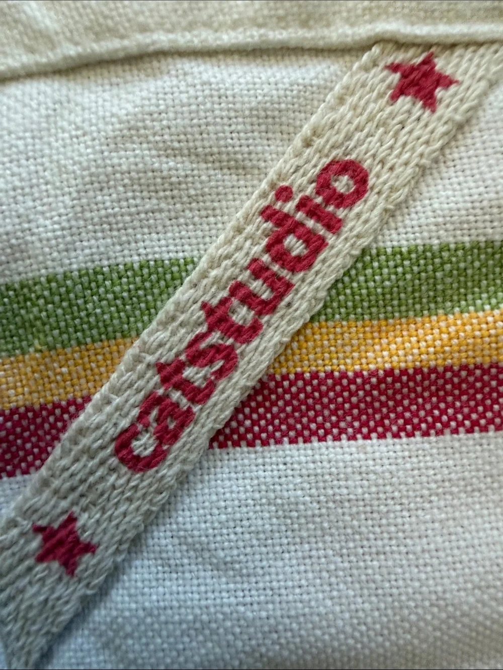 Catstudio California Map Embroidered White Kitchen Towel